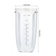 thumbnail image 4 of Juego de piezas de repuesto Nutribullet, vasos de 32 onzas, 2 piezas con juntas, 2 piezas, 4 of 9