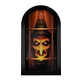 thumbnail image 3 of Espejo Semicircular con Diseño de Fantasma para Halloween 2025 | Espejo Arqueado Único con Luces Led | Diseño de Cara de Bruja | Decoración Ideal para Halloween | Tamaño: 33,9 X 19,2 Cm, 3 of 7