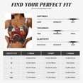 thumbnail image 5 of Pofeuu Halloween Pets Pumpkins Print Sports Bra for Women Sexy Vest Yoga Running Gym Fitness Crop Bras Tops-Large, 5 of 8
