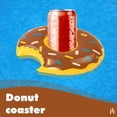 thumbnail image 5 of Portavasos inflable Donut Flotador Fiesta en la piscina Posavasos de agua (Marrón), 5 of 5