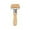 C-Free Size, variant on FHBVT Wooden Rolling Pin with Stainless Steel Handle, Ergonomic Non-Stick Design for Baking, Pizza, Dumplings, Pastries, Smooth Rolling Action for Effortless Dough Preparation in the Kitchen