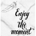 thumbnail image 2 of Enjoy Moment Cute Inspirational Womens Fitted Plus Size Graphic Tee Brisco Brands 2X, 2 of 5