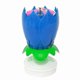 thumbnail image 1 of Rotating Musical Lotus Flower Birthday Candle Toy for Cake Decorations, 1 of 5
