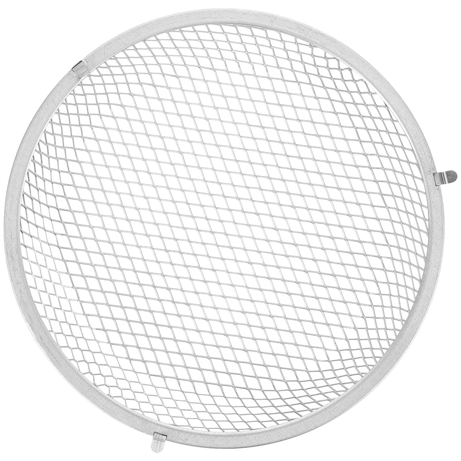 Niceauty Reptile Heat Lamp Protector Plated Silver Iron High Strength for Home Use Anti-Scald