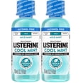 thumbnail image 1 of Enjuague bucal Listerine Cool Mint sin alcohol, 100 ml (paquete de 2), 1 of 9