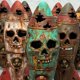 thumbnail image 5 of Ojiva Nuclear Pequeña Con Graffiti Y Logotipos Nucleares Bomba De Esqueleto De Resina Decoración Accesorios De Halloween Moyic HA046638-01, 5 of 6