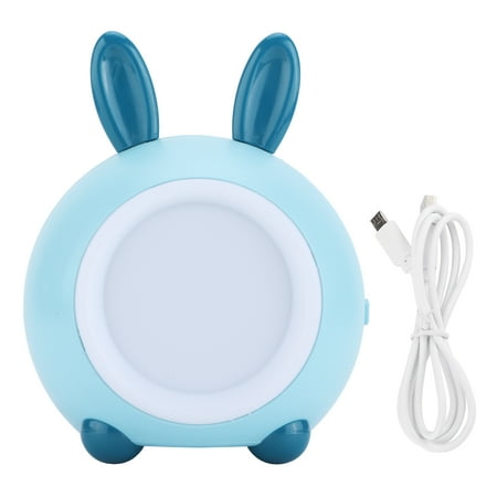 

2024 USB Night Light Cartoon Vertical Table Lamp for Cabinet Bedroom Bedside Decoration Home DeskXY010T Blue Rabbit