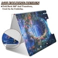 thumbnail image 2 of FORMRS A4 Clipboard Folder with Pen Holder Horizontal Foldable School Office Binder, Beautiful Floral Moon, 2 of 9