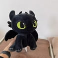 thumbnail image 1 of Comment Dresser Votre Dragon Peluche Toothless Dragon Noir 25cm, 1 of 3