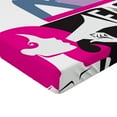 thumbnail image 2 of Ambesonne Feminine Fitted Sheet, Modern Lady Fashion, Full Size, Purple Black, 2 of 3