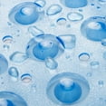 thumbnail image 4 of Arovene 2757 Clear & Blue Bath Mats, 4 of 9