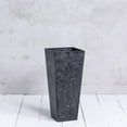 thumbnail image 5 of Root & Vessel Ella Tall Planter, Black, 35.5", 5 of 7