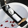 thumbnail image 2 of Bathtub Tray Stable Placement Expandable Plastic Material Draining Design Bath Caddy Tub Table for Bathroom, 2 of 5