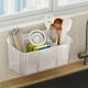 thumbnail image 1 of Organizador de ducha de pared, estante de plástico transparente, caja adhesiva para colgar, armario de baño y cocina, para ducha, almacenamiento de cepillos de dientes, diseño limpio y organizado., 1 of 7