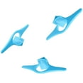 thumbnail image 1 of 3 Pcs Support de Page de Livre en Plastique Réutilisable Multifonctionnel Bleu Marque-Page Marque-Page, 1 of 5