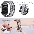 thumbnail image 5 of V-MORO Apple Wristwatch Band ,No Clasp Beaded Pearls, 38mm/40mm/41mm-(5.5"-6.3") for Unisex, 5 of 7