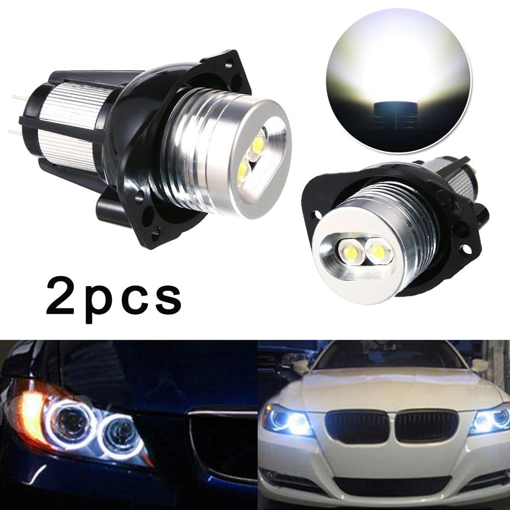 2pcs 20W Angel LED Headlight Marker Halo Ring Light Bulb For BMW E90 E91 Walmart.com