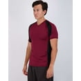 thumbnail image 2 of Real Essentials 5 Pack: Men’s V-Neck Dry-Fit Moisture Wicking Active Athletic Tech Performance T-Shirt, 2 of 7