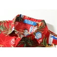 thumbnail image 3 of SSLR Big Boys' Santa Claus Party Tropical Ugly Hawaiian Christmas Shirts Casual Button Down Shirts, 3 of 8