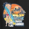 thumbnail image 5 of Wild Bobby Betty Boop Endless Summer Beach the Dog Betty Boop Womens Long Sleeve T-Shirt, Black, Small, 5 of 5