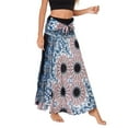 thumbnail image 3 of Jdlsppl Women's Summer Cover Up Skirt High Waist Fall Boho Fitted Bohemian Printed Spring Smocked Beach Dresses Style1 Small-X-Large, 3 of 4