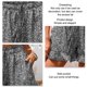 thumbnail image 4 of Pantalones cortos de cintura elástica para mujer, pantalones cortos informales con cordón estampado de gasa y bolsillos laterales, 4 of 5