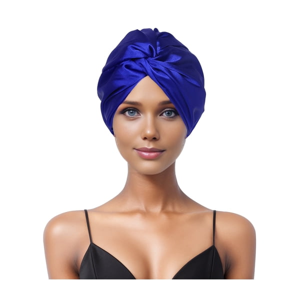 Gorro de dormir de doble capa, ajuste ajustable, protección para el cabello sin frizz, cómodo ajuste elástico, gorro de dormir para el cuidado del cabello