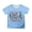 Sky Blue, variant on Hiijoy Toddler Girls Independence Day T Shirt Short Sleeved 4th of July T-Shirt, Sizes 3-13