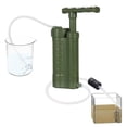 thumbnail image 2 of Tomshine Water Purification System for Survival - Lightweight Hand-Pump Portable Water Filter for Backpacking Hiking Camping Water Filtration,Army green, 2 of 7