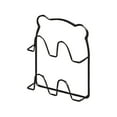 thumbnail image 2 of Storage rack Wall Shoe Holder Wall Slipper Rack Metal Slipper Rack For Wall Multifunctional Shoe Rack Wall Holder Sticky Shoe Organiser For Flat Shoes High Heels Trainers, 2 of 9