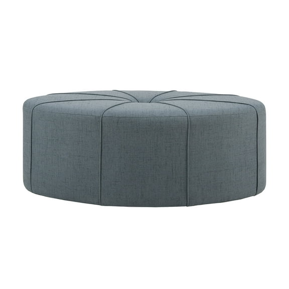 Newboti Furniture 48" Ottoman,Polyester Fabric Large Cocktail Ottoman Modern Style For Living Room, Blue 13697
