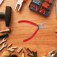thumbnail image 6 of Supvox Heavy Duty Red Running Pliers for Glass Cutting with Curved Jaw Steel and Rubber Grip, 6 of 7
