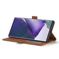thumbnail image 2 of Samsung Galaxy Note 20 Ultra Wallet Case Samsung Galaxy Note 20 Ultra Luxury PU Leather Case, Book Folding Flip Retro Case with Kickstand, [RFID Blocking] Credit Card Slot Magnetic Closure Cover,Brown, 2 of 8