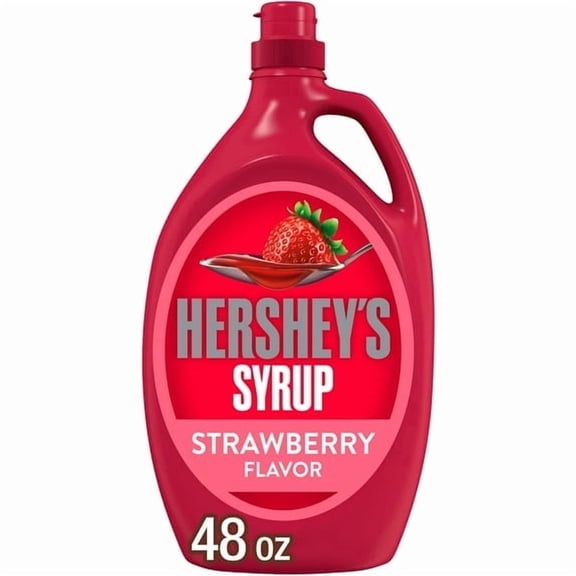 Hershey's Strawberry Flavored Syrup, Bottle 48 oz
