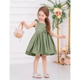 thumbnail image 6 of IDOPIP Flower Girls Bowknot Tutu Dress for Kids Baby Wedding Birthday Party Baptism Formal Dresses, 6 of 8