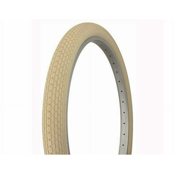Tire Duro 26" x 2.125" Cream/Cream Side Wall HF-120A. Bicycle tire, bike tire, beach cruiser bike tire, cruiser bike tire