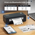 thumbnail image 4 of JADENS Shipping Label Printer, Bluetooth Wireless Thermal Label Printer, Compatible with iOS, Android, Windows, Mac, Chromebook, Widely Used for,,, USPS, 4 of 9