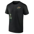thumbnail image 2 of Men's Fanatics Black Minnesota Wild Represent T-Shirt, 2 of 3