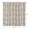 thumbnail image 5 of Cute Shih Tzu Dog and Coffee Pattern Shower Curtain 72"x72" ,Bathroom Decorative Shower Curtains Set with 12 Hooks,Modern Waterproof Washable Shower Curtain, 5 of 6