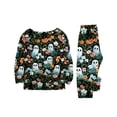thumbnail image 4 of 2026 Matching Family Halloween Pajamas Set, Fall Sleepwear, Ghost & Pumpkin Printed Holiday Sleepwear, Soft Loungewear PJs Outfit, 4 of 4