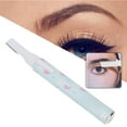 thumbnail image 6 of Floral Print Electric Eyebrow Trimmer Eyebrow Hair Removal Beauty Makeup Tool (#2), 6 of 8