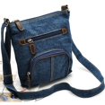 thumbnail image 2 of Sac en Denim Décontracté pour Femmes à Bandoulière, Ajustable, à Multiples Poches, 2 of 6