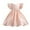 #081-Pink, variant on Big Girls' Princess Dress Flower Girl Crewneck Puff Sleeves Dresses for Wedding Little Girls Easter 3-14Y