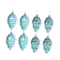 thumbnail image 1 of 8 Pieces Christmas Tree Decorations with Cone Pendant, Christmas Decoration Blue B, 1 of 9