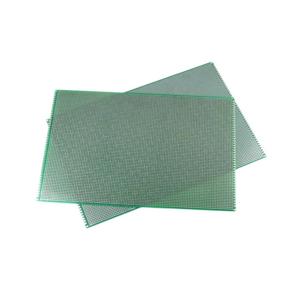 Kit de prototipo de placa PCB de doble cara de 2 piezas, placa de perforación, placa de circuito impreso, para el circuito de prueba de práctica de