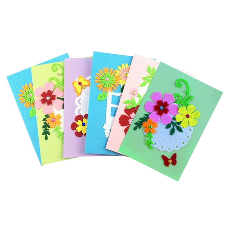 Card Making Kit, Paper Flowers Card Kit, Card Making Set