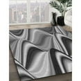 thumbnail image 3 of Ahgly Company Machine Washable Indoor Rectangle Transitional Gray Cloud Gray Area Rugs, 3' x 5', 3 of 7
