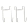 thumbnail image 4 of 2 Pcs Iron Door Hooks Japanese Style Door Hooks Useful Home Punch Free Hooks, 4 of 8