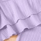 thumbnail image 5 of Odeerbi 1-13 Años Conjunto de Verano Para Niñas Camisola Con Volantes de Algodón Pantalones de Pata Ancha Conjunto de Dos Piezas Camiseta de Rayas Onduladas Pantalones Sueltos Conjunto, 5 of 7