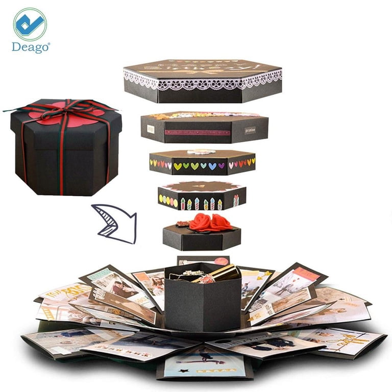 Deago Explosion Gift Box Set Creative Album Scrapbook DIY Photo